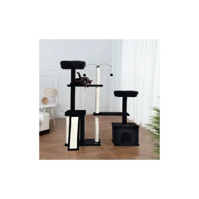 HOME DELUXE Kratzbaum JAX - Schwarz