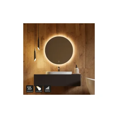 HOME DELUXE LED-Spiegel Rund SILA - 100 cm