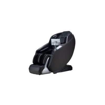 HOME DELUXE Massagesessel ALVINA mit Premium Webstoffpolsterung - Schwarz