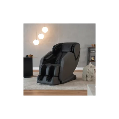 HOME DELUXE Massagesessel MARINO mit Premium Webstoffpolsterung - Anthrazit