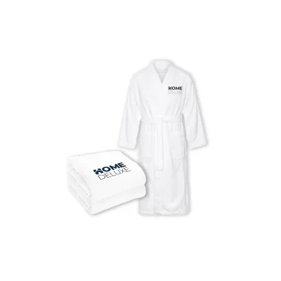 HOME DELUXE Sauna-Set Bademantel und Handtücher NOA