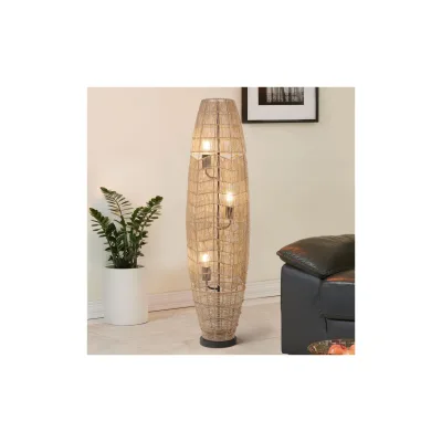 HOME DELUXE Stehlampe aus Jute KIKO - Natur