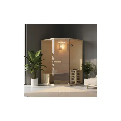 HOME DELUXE Traditionelle Sauna ARUNA - 130 x 190 cm für 2-3 Personen
