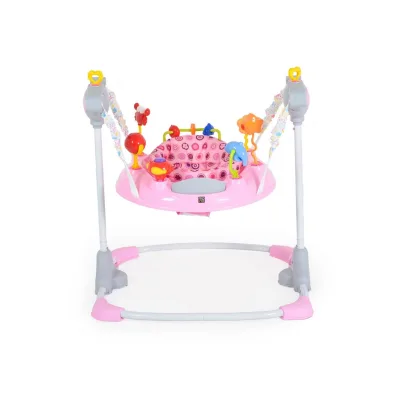 Hopser Vista mit Spielcenter, Musik, Licht, MP3-Anschluss, Höhe einstellbar rosa pink