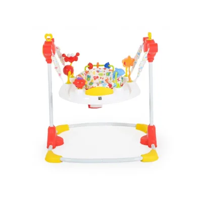 Hopser Vista mit Spielcenter, Musik, Licht, MP3-Anschluss, Höhe einstellbar weiß rot