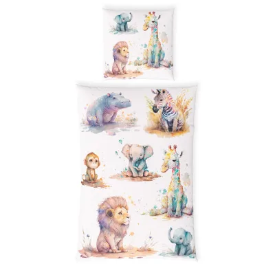 Hornisch HeimTex Baumwoll Bettwäsche Renforce  Kinderbettwäsche Glow