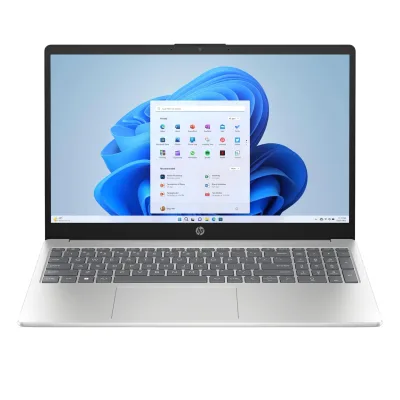 HP 15-fd0519ng, Natursilber, 15,6 Zoll, Full HD, Intel N150, 4 GB, 128 GB, Intel Grafikkarte Notebook (D46JREA)