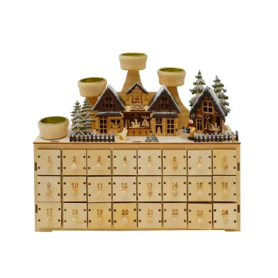 HTI-Living Adventskalender Weihnachtsmarkt zum Befüllen