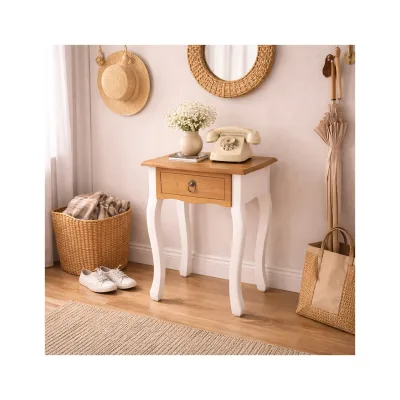 HTI-Living Beistelltisch mit Schublade Retro