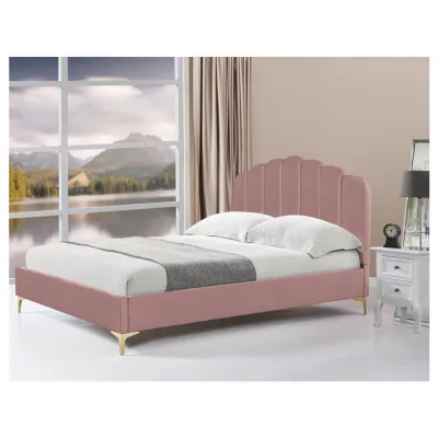 HTI-Living Bett 140 x 200 cm Yoris Pink