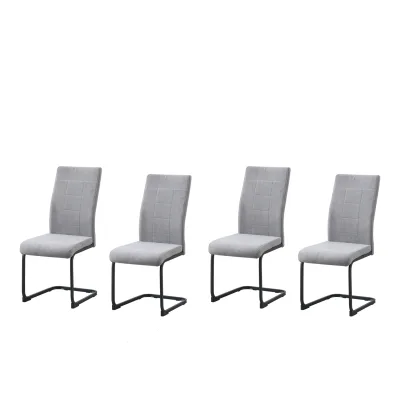 HTI-Living Esszimmerstuhl LennyP 4er-Set Grau
