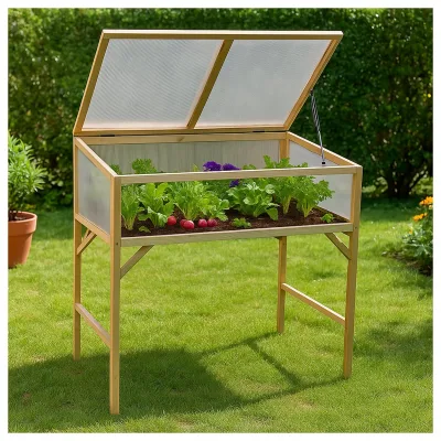 HTI-Living Frühbeet 90 x 50 Kräuterbeet