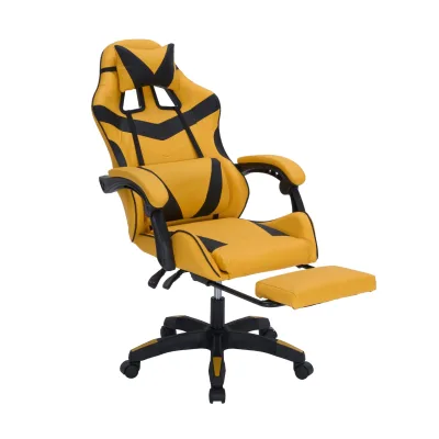 HTI-Living Gaming Stuhl Krit Eco Gelb-Schwarz