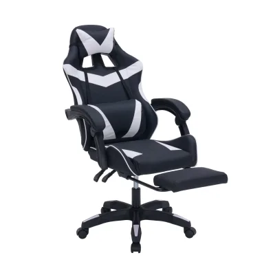HTI-Living Gaming Stuhl Krit Eco Schwarz-Weiß