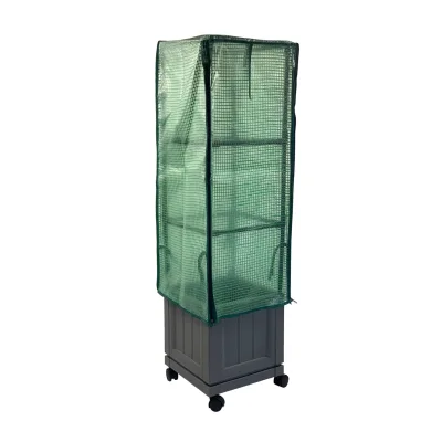 HTI-Living Gewächshaus 30x30x106 cm mit Rollen
