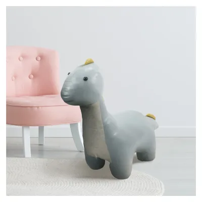HTI-Living Hocker für Kinder Tiermotiv Dino Langhals