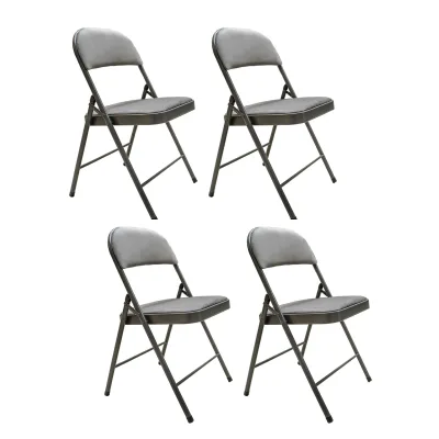 HTI-Living Klappstuhl 4er Set Grau