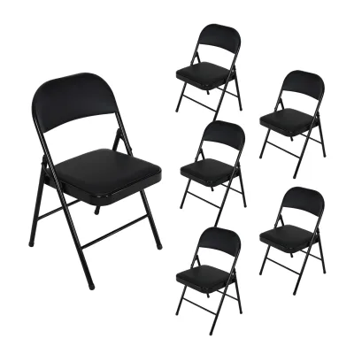 HTI-Living Klappstühle 6er Set Wedigo Schwarz