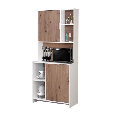HTI-Living Küchenschrank Malin Weiß Artisaneiche