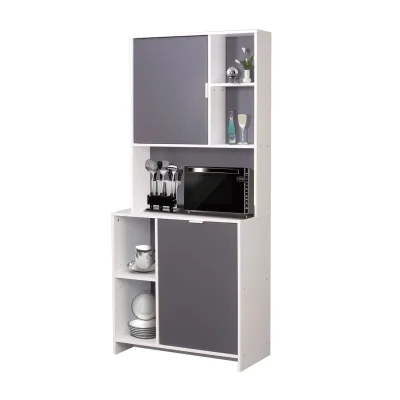 HTI-Living Küchenschrank Malin Weiß Grau