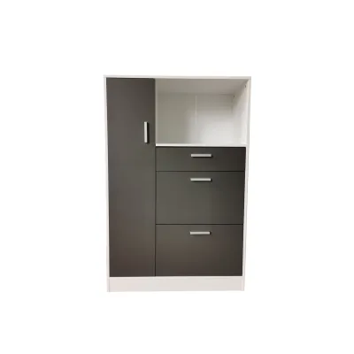 HTI-Living Küchenschrank Weiß-Grau Blanca