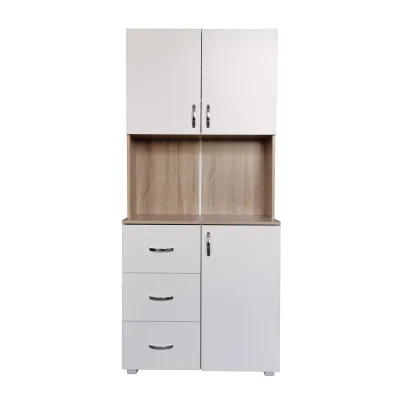 HTI-Living Küchenschrank Weiß/Sonoma Blanca