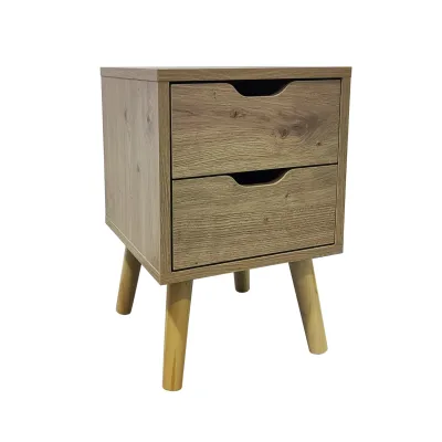 HTI-Living Nachttisch 2 Schubladen Thekla Artisaneiche