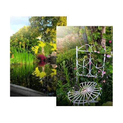 HTI-Living Paravent Garten