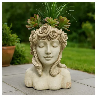 HTI-Living Pflanzgefäß Apollon Büste Aphrodite