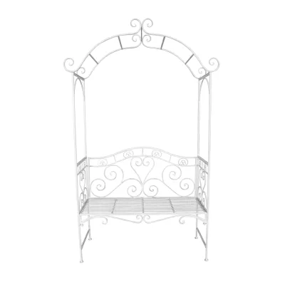 HTI-Living Rosenbogen mit Bank Metall Celia