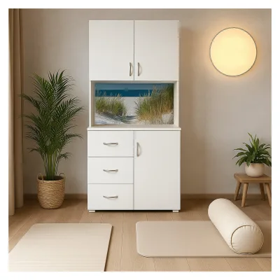 HTI-Living Schrank mit bedruckter Rückwand Düne