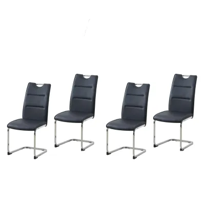 HTI-Living Schwingstuhl DannyC PU Schwarz