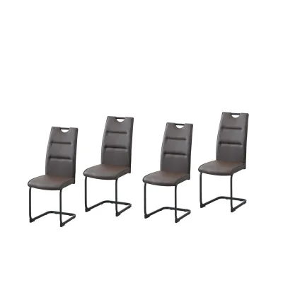HTI-Living Schwingstuhl DannyP PU Braun
