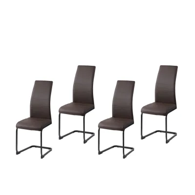 HTI-Living Schwingstuhl SallyP PU Braun