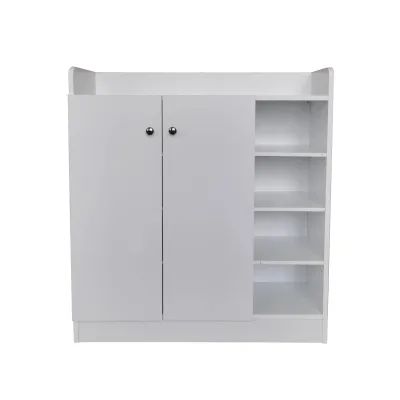 HTI-Living Sideboard mit 8 Regalfächern Weiß