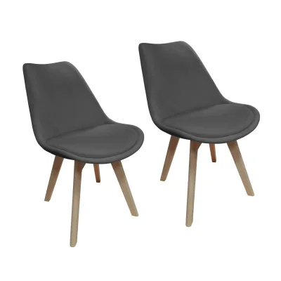 HTI-Living Stuhl Atlanta Velvet Uni 2er-Set