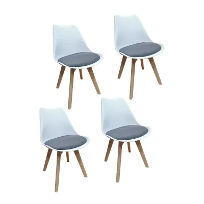 HTI-Living Stuhl Atlanta Webstoff 4er-Set
