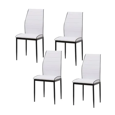 HTI-Living Stuhl Madison PU Weiß