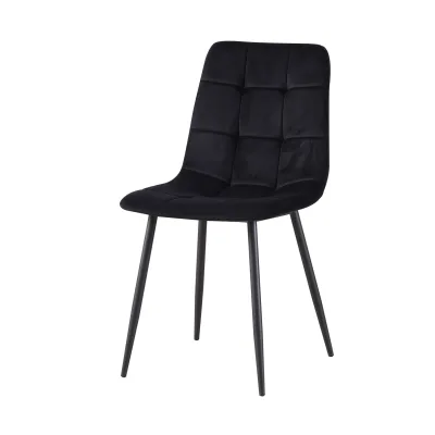 HTI-Living Stuhl Mesa Velvet Schwarz