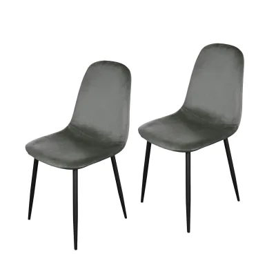 HTI-Living Stuhl Savannah Velvet 2er-Set