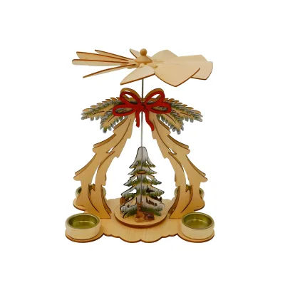 HTI-Living Tischpyramide mit Tannenbaum und Schleife