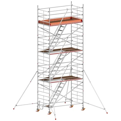 Hymer Treppen-Fahrgerüst 2,95 x 1,50 m, Standhöhe ~ 4,40 m