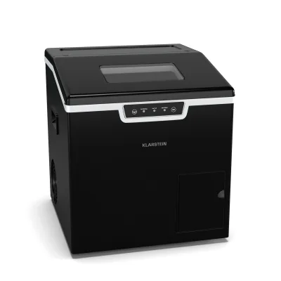 Icefestival Bullet Eiswürfelbereiter Industrie-Eiswürfelmaschine 400W 3 Liter 20kg/24h Schwarz