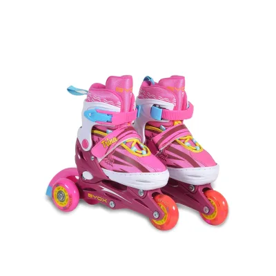 Inliner Kinder Trina 3 in 1, Größe S 30-33 verstellbar, PU Rollen, 608ZB Lager