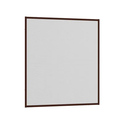 Insektenschutz-Fensterbausatz "MASTER SLIM" 80x100 cm in Braun