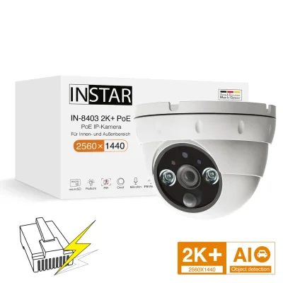 INSTAR IN-8403 2K+ POE Kamera Weiß versch. Ausführungen