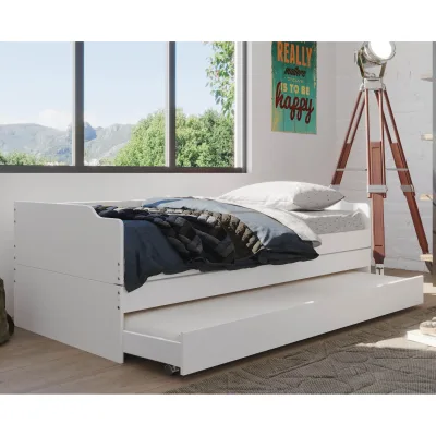 Inter Link Funktionsbett „Aus eins mach drei“ - 3 Liegeflächen - 90 x 200 - versch. Farben - Weiss