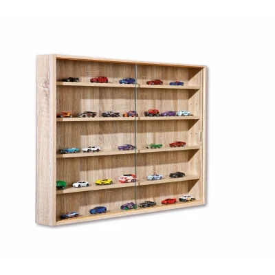 Inter Link Sammlervitrine Gewürzschrank Hängevitrine Wandregal Collecty - Eiche Nachbildung