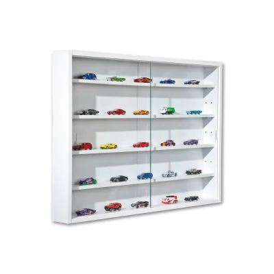 Inter Link Sammlervitrine Gewürzschrank Hängevitrine Wandregal Collecty - Weiss