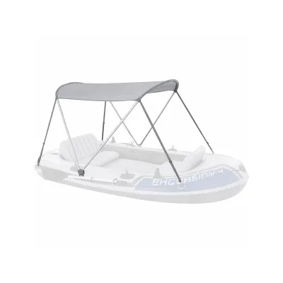 INTEX 68600 - Boots-Überdachung (160x142cm) Dach Schlauchboot Sonnenschutz
